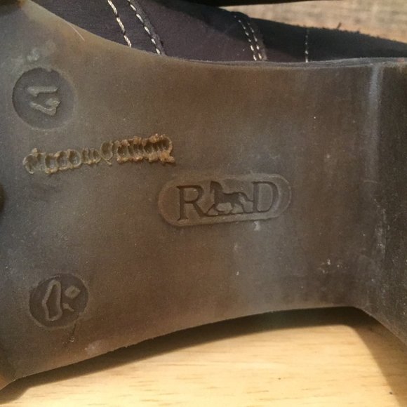 Remonte Dorndorf Ankle Boots Brown Lined Leather Slouch Style 2" Heel US Size 10 - Picture 15 of 15